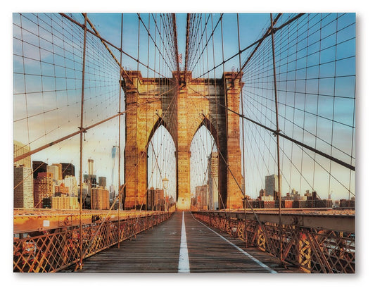 Shayward - Wall Art - Blue / Amber