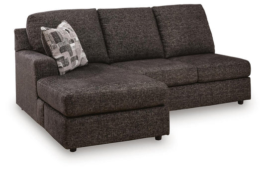 Lentiz - LAF Sofa Chaise - Onyx