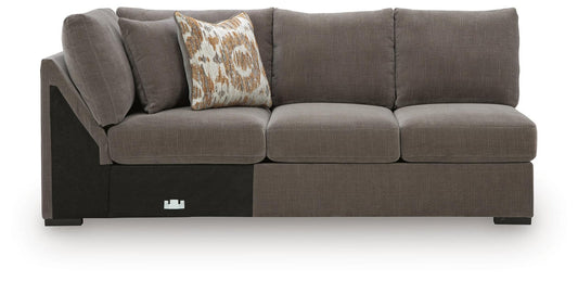 Larson Levee - LAF Armless Loveseat With Wedge - Espresso