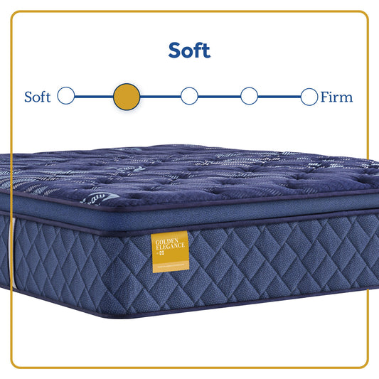 Golden Elegance - Remmington Soft Euro Pillow Top Mattress