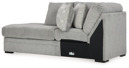 Casselbury - Laf Corner Chaise - Cement