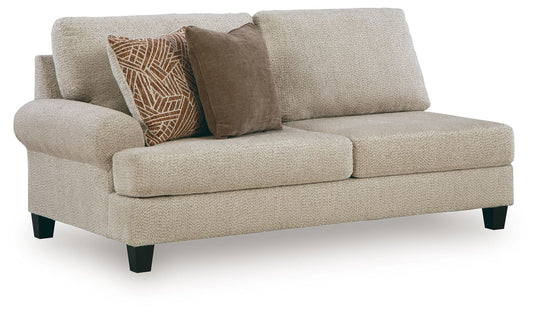 Steelwater Retreat - LAF Sofa - Latte