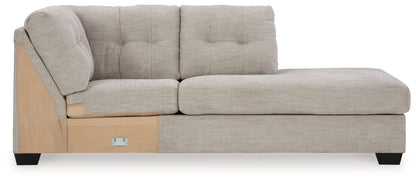Mahoney - Raf Corner Chaise - Pebble
