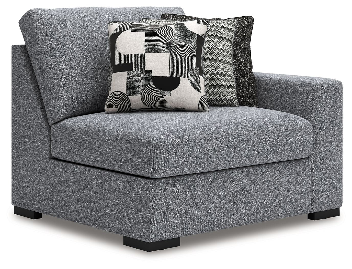 Bealton - RAF Corner Chair - Salt And Pepper