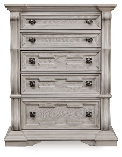 Bruchandi - Antique White - Five Drawer Chest