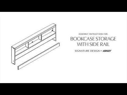 Simmenfort - Bookcase Storage Bed